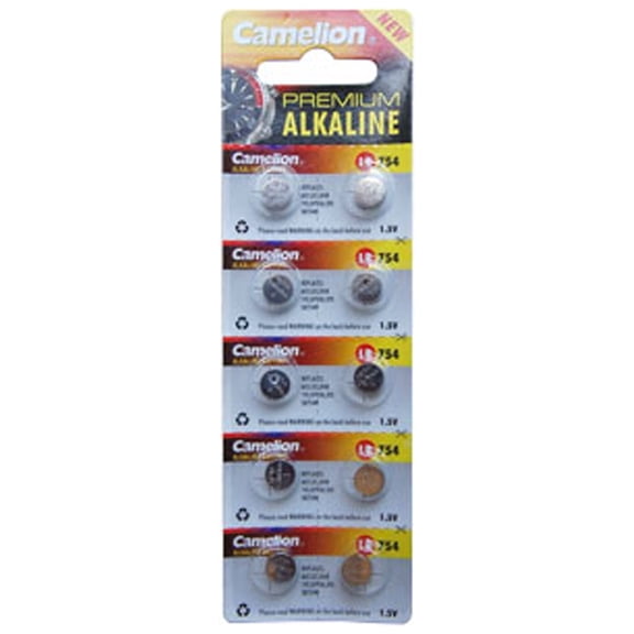 1000-pack AG5 / 309 / 393 / LR48 Button Batteries
