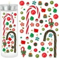 1000+pcs Christmas Resin Fillers Vase Fillers Beads Candy Cane Santa