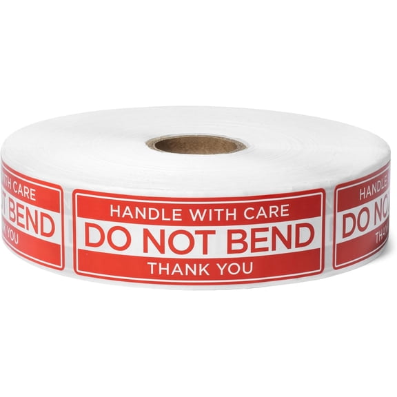 Fragile Handle with Care 250 Labels per Roll 3"x5" by Sutter Signs