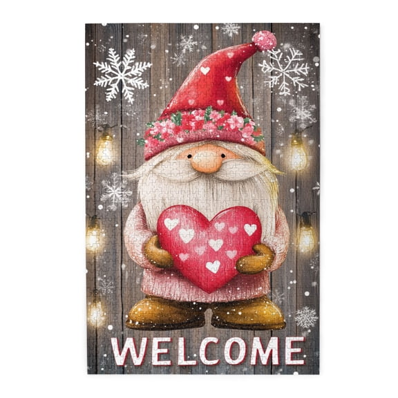 1000 pcs Funny dwarf Welcome Slogan 1000 Piece Wooden Puzzles,Wonderful Fantasy,Creative Activity Hobbies for Adults,Classic dwarf Modern Art Puzzle,Great for Relaxation and Display for Puzzle Lovers