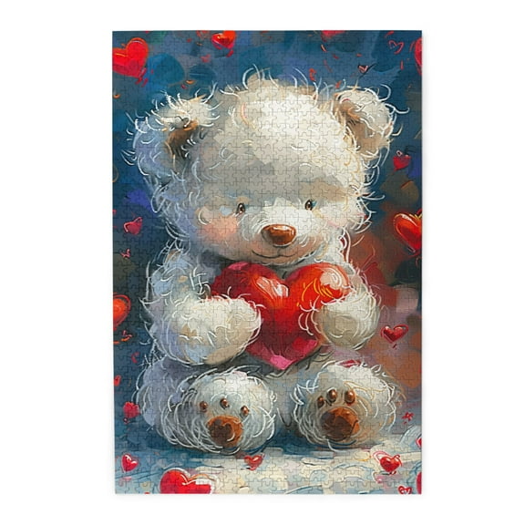 1000 pcs Love of the Muppet Bear 1000 Piece Vibrant Jigsaw Puzzle,Unique and Beautiful Design,Enchanting Muppet Bear Wooden Puzzles,Stress relieving pleasure,Creative Activity Hobbies for Adults