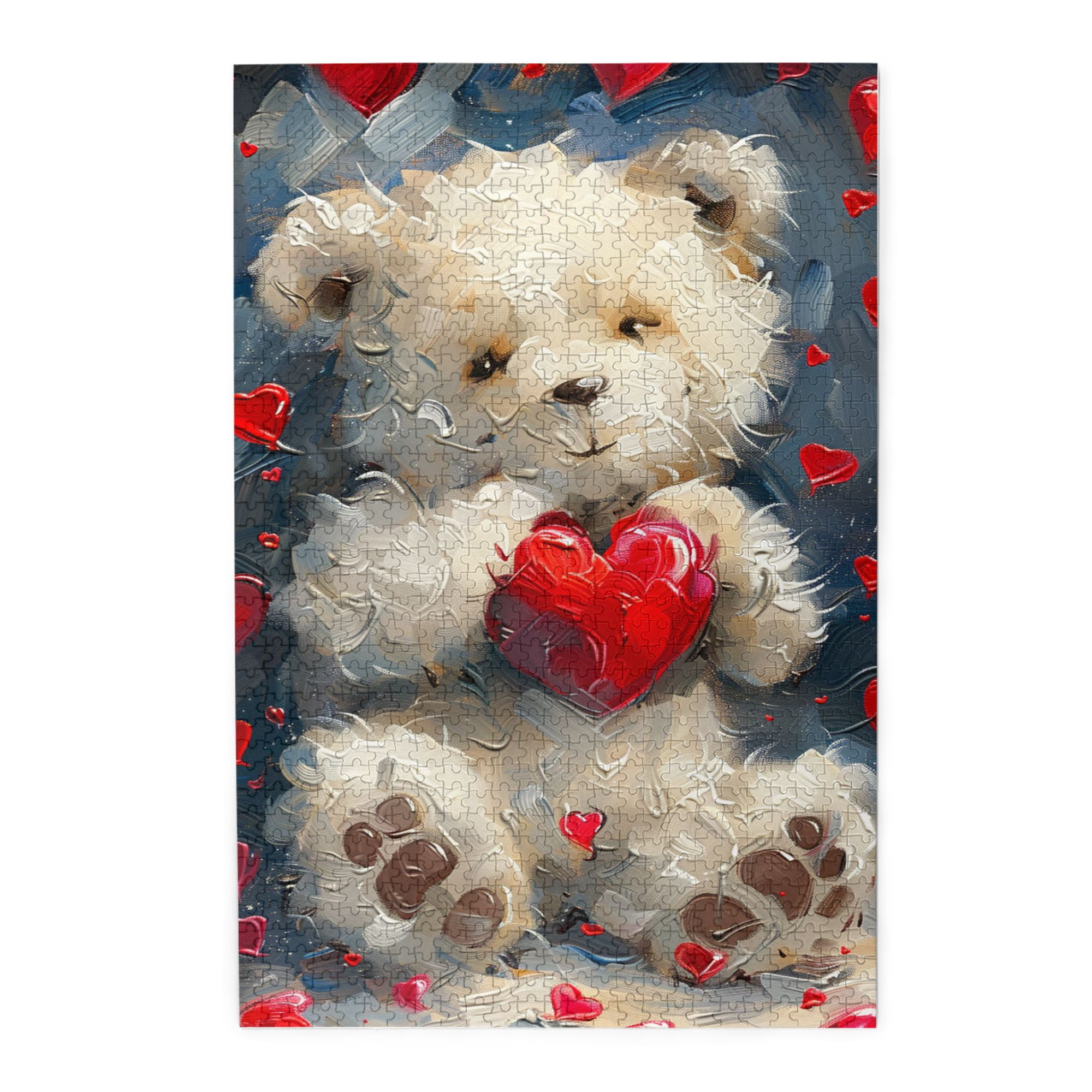 1000 pcs Muppet Bear & Red Heart 1000 piece puzzle for adults,Unique ...