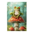thumbnail image 1 of 1000 pcs Red Mushroom & Frog Wooden puzzles for adults 1000 pieces,Challenging Brain Exercise,Unique and Beautiful Design,Fun Red Mushroom & Frog whimsical Jigsaw Pieces 1000 Piece,for Puzzle Lovers, 1 of 6