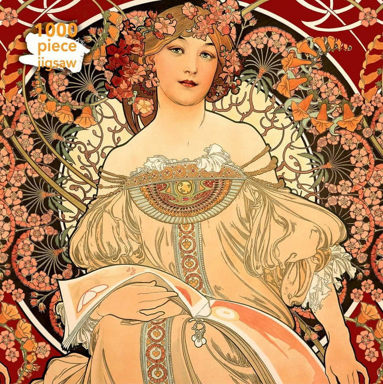 Reverie by Alphonse Mucha - Piatnik - 1000 pieces : r/Jigsawpuzzles