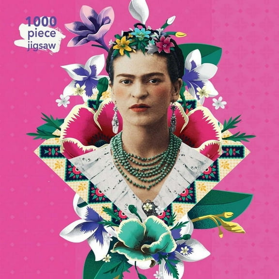 Adult Jigsaw Frida Kahlo Pink: 1000 Piece Jigsaw (Hardcover) by Flame Tree Studio (Creator)