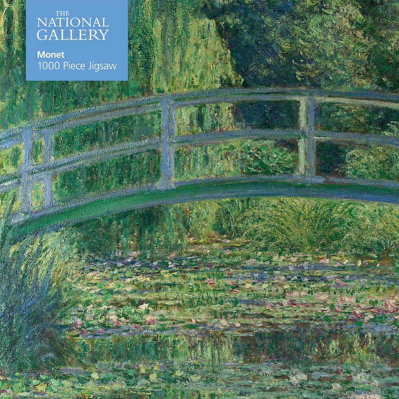 1000-piece Jigsaw Puzzles: Adult Jigsaw Puzzle National Gallery: Monet: The Water-Lily Pond : 1000-Piece Jigsaw Puzzles (Jigsaw) - image 1 of 4
