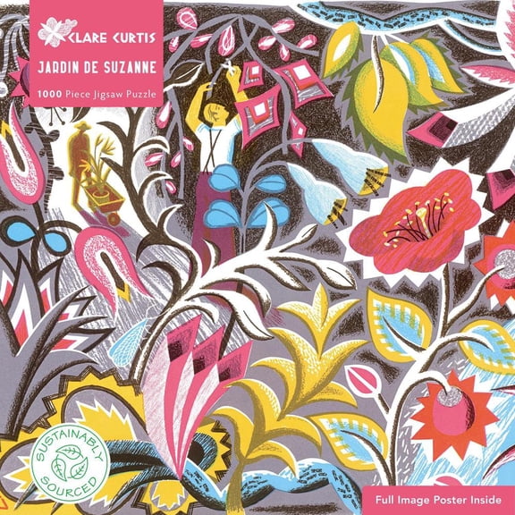 1000-Piece Sustainable Jigsaws: Adult Sustainable Jigsaw Puzzle Clare Curtis: Jardin de Suzanne: 1000-Pieces. Ethical, Sustainable, Earth-Friendly (Other)