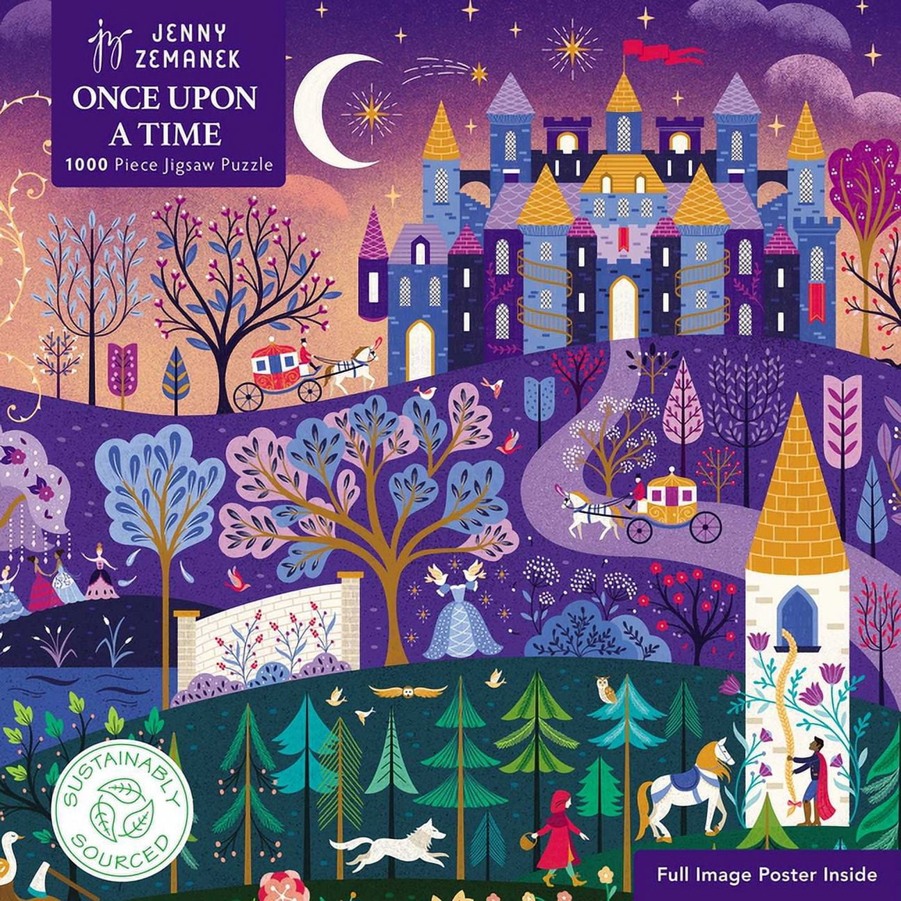 Adult Sustainable Jigsaw Puzzle Jenny Zemanek, Once upon a Time