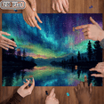 thumbnail image 1 of 1000 pieces Paper Jigsaw Puzzle 74.9x49.9in Suitable for Adults Families - Stress- Brain with Challenging Pieces, Portable Box for Travel, /Christmas/Halloween Gift., 1 of 9