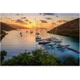 1000 pieces Sunset on The Tropical Island Jigsaw Puzzles for Adults