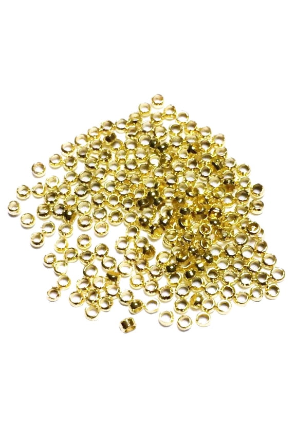 1000 pieces / piece 2mm Rondel spacer beads stopper beads charm 2mm Golden