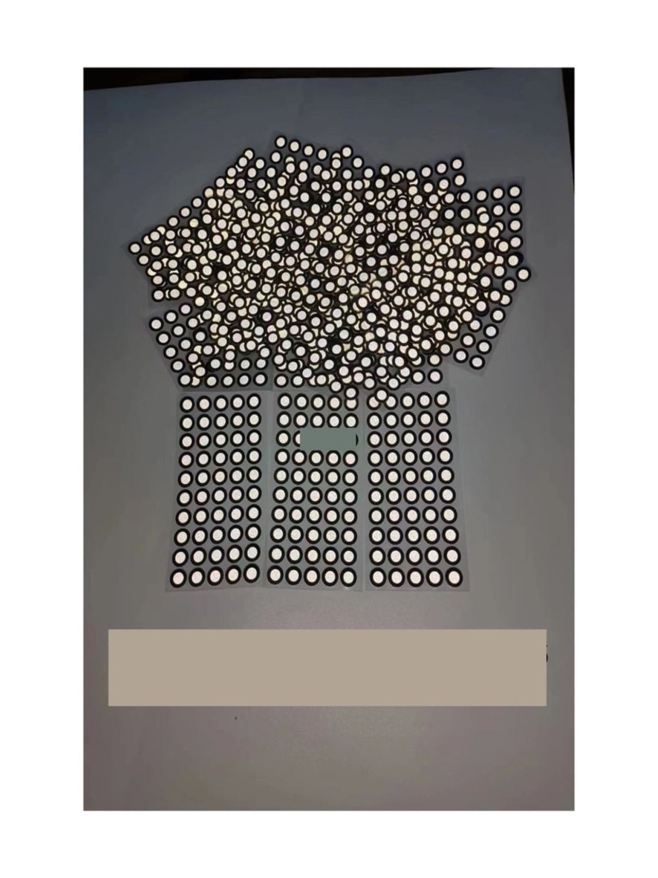 1000 point 3D Scanner Photogrammetry High Reflective Mark Point Mark ...