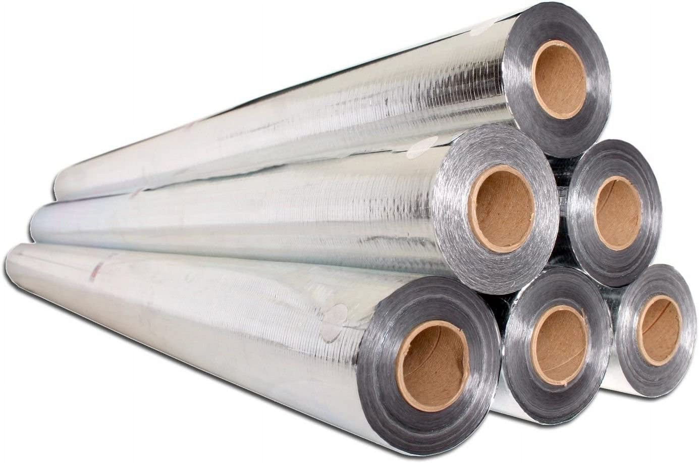 Image showcasing 1000 sqft Radiant Barrier Attic Insulation Aluminum Foil Roll 1000 ...