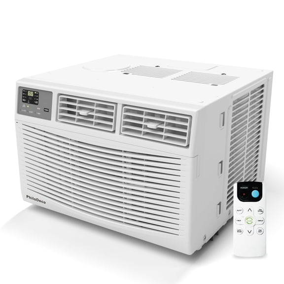 10000 BTU Intelligent Window Air Conditioner Cools 450 sq. ft., Features LED Screen, Remote Control, Dehumidifier & Fan