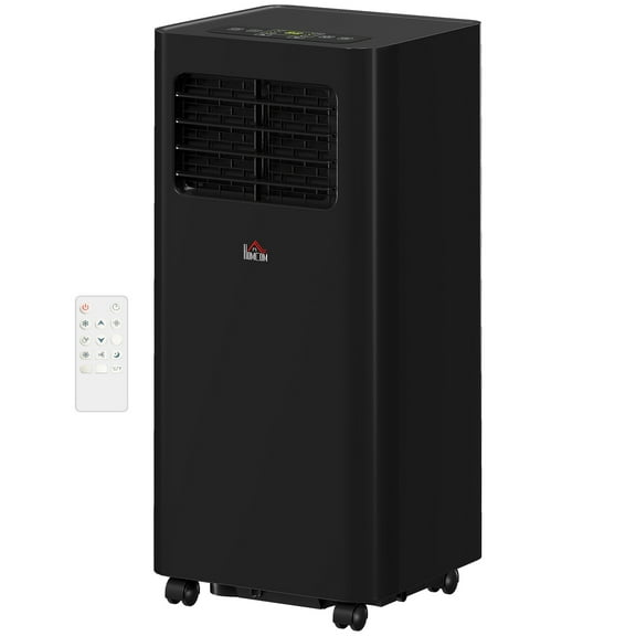 10000 BTU Mobile Air Conditioner, 441 Sq. Ft., AC Unit with Dehumidifier, Sleep, 24H Timer On/Off, Window Kit, Black