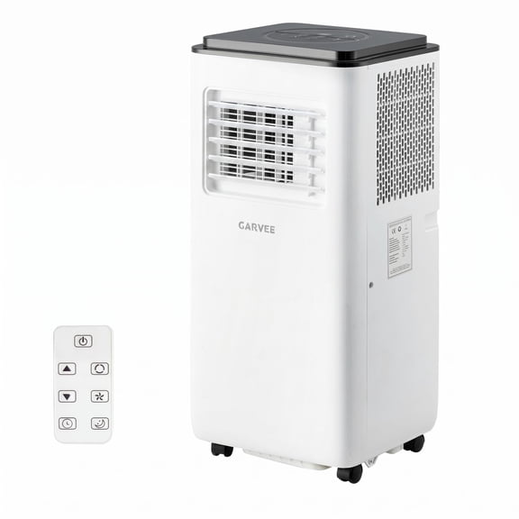 10000 BTU Portable Air Conditioners, 4 in 1 Portable AC Unit with Cool Dry Fan Sleep Modes, Cools Up to 450 sq.ft, Quiet, Remote, LED Display, 24H Timer, Window Install Kit for Bedroom