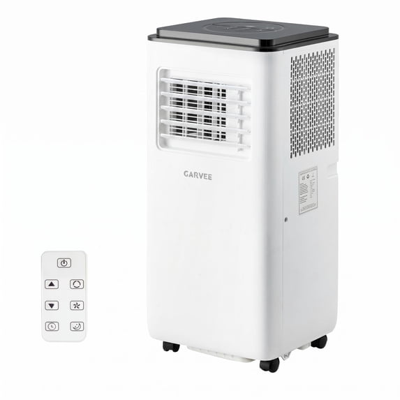 10000 BTU Portable Air Conditioners, 4 in 1 Portable AC Unit with Cool Dry Fan Sleep Modes, Cools Up to 450 sq.ft, Quiet, Remote, LED Display, 24H Timer, Window Install Kit for Bedroom