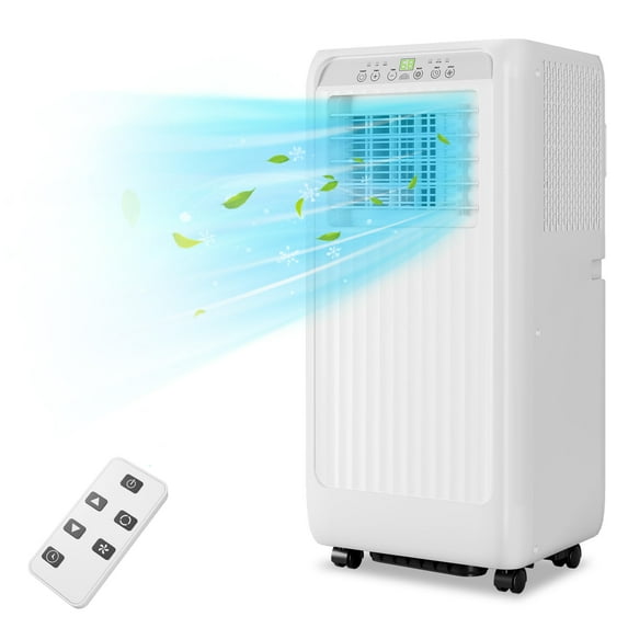 10000 BTU PortableConditionerPortable AC Unitup to 450 sq.ft, PortableConditioners with Remote Control &Kit1Timers