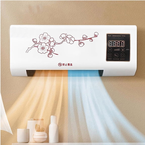 10000 BTU Smart Window Air Conditioner, Fan & Dehumidifier, 450 Sq. Ft., Remote Control, Wall-Mounted Coolings and Heating AC Unit, Operates Quietly, Energy-Saving