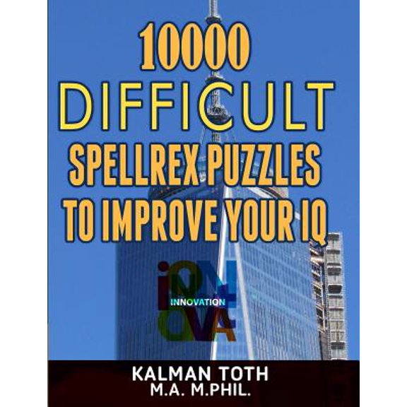 Pre-Owned 10000 Difficult Spellrex Puzzles to Improve Your IQ