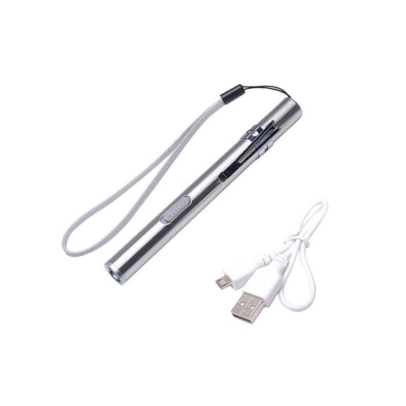 10000 Lumens Portable Super Bright LED USB Rechargeable Pocket Pen B8X6 K7K