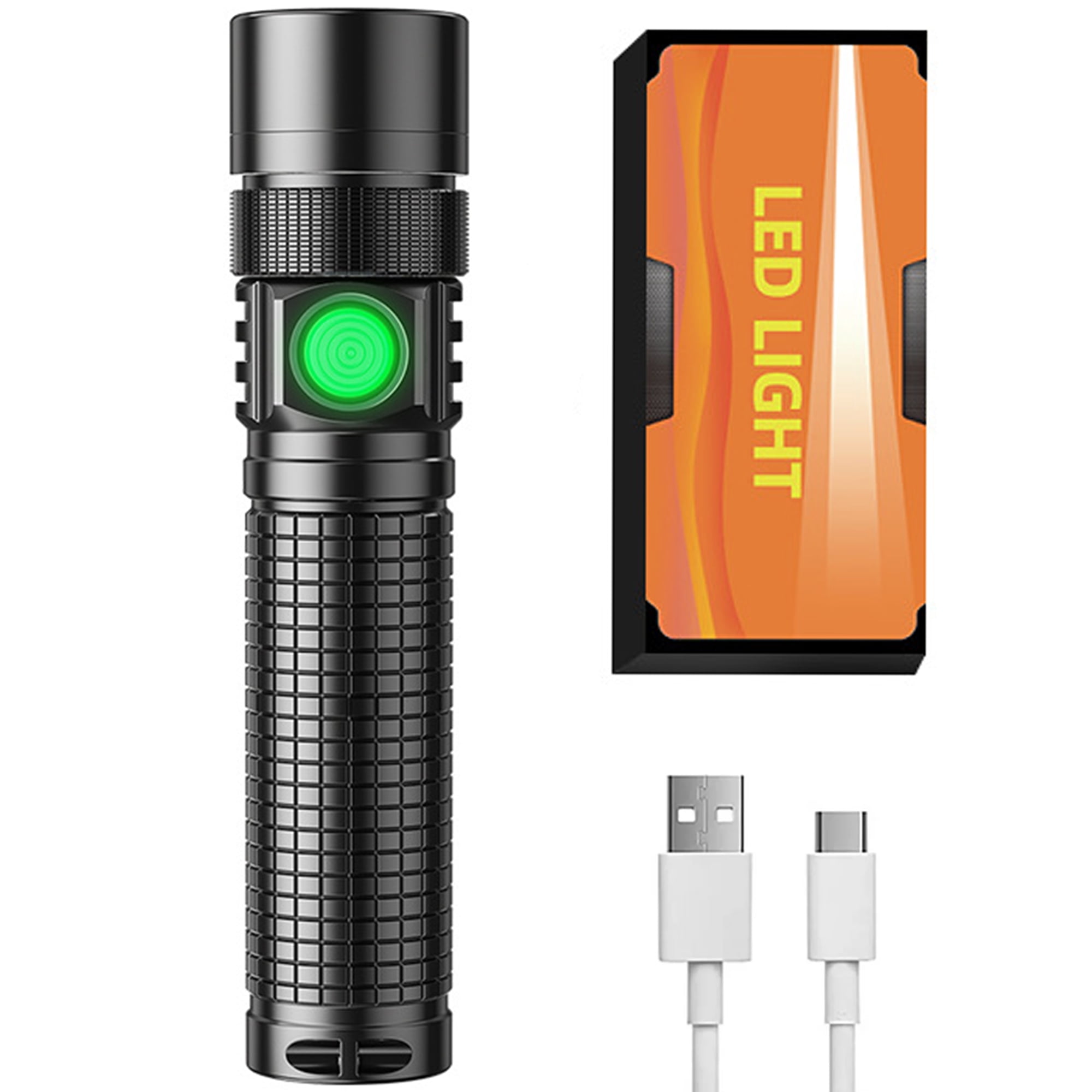 High Brightness Led Flashlight,Most Powerful Usb Rechargeable