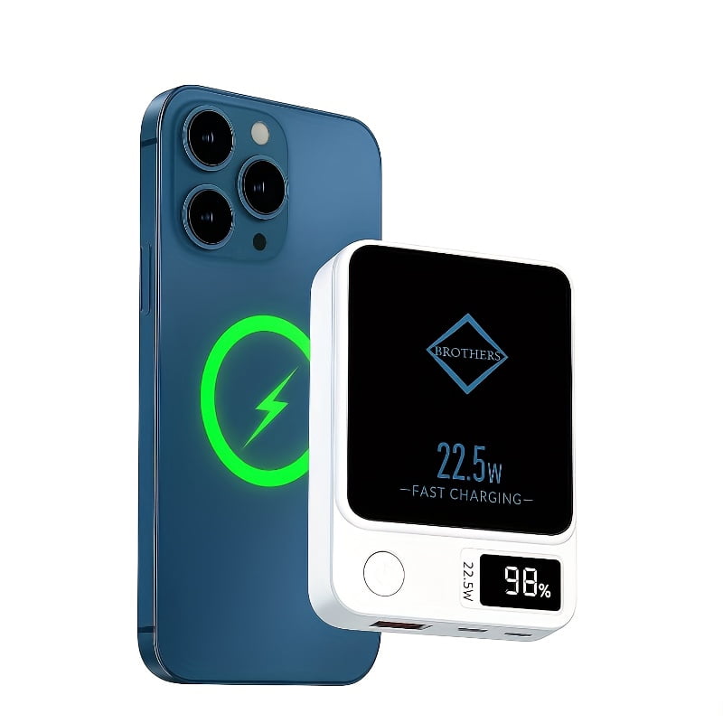 10000 MAh Power Bank, Safe Fast Charging 22.5W With USB Type C Charger, LED Display, 2 Outputs And Dual Inputs External Battery Pack Suitable For Apple 17/16/15/14/13/12/11 And Other Android Devices