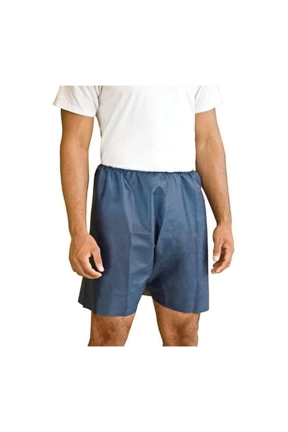 10000 Nonwoven Medi Short, Navy Blue, Small/Medium, Pack of 50