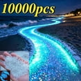 thumbnail image 1 of 10000-Pack Glow-in-the-Dark Garden Stones, Weather-Resistant Luminous Pebbles Stones, Safe Non-Toxic Glow in The Dark Rocks for Gardening Landscaping Aquarium Flower Pot DIY Decor, 1 of 7