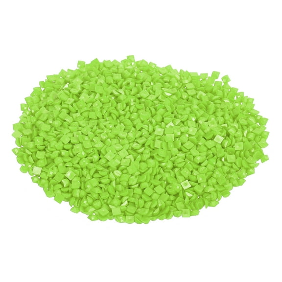 10000 Pcs Diamond Art Painting Beads, Square 5D Diamond Art Painting Accessories for Gem Replacement(Grass Green)