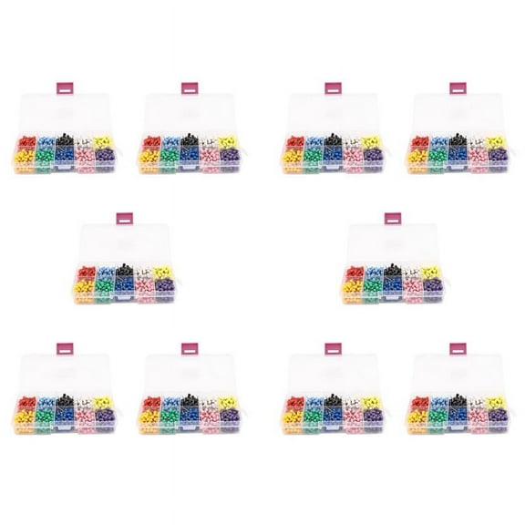 10000 Pieces 1/8 Inch Map Push Pins Map Tacks with Round Heads and Steel Needle Points 10 Colors (Each Color 1000 PCS)
