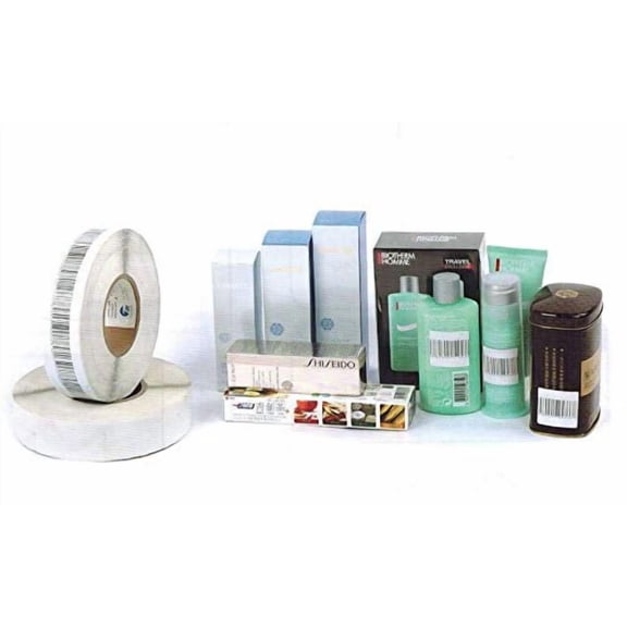 10000 Self Adhesive EAS Anti Theft RF 8.2 Mhz Checkpoint Compatible Soft Sensor Labels