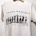 thumbnail image 1 of 10000 maniacs Band In My Tribe Cotton White S-5XL Unisex Tshirt, 5XL, NATURAL, 1 of 5
