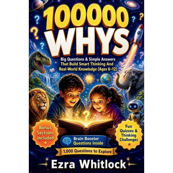 100000 Whys: Big Questions & Simple Answers That Build Smart Thinking and Real-World Knowledge For Kids (Ages 6-12), (Paperback)