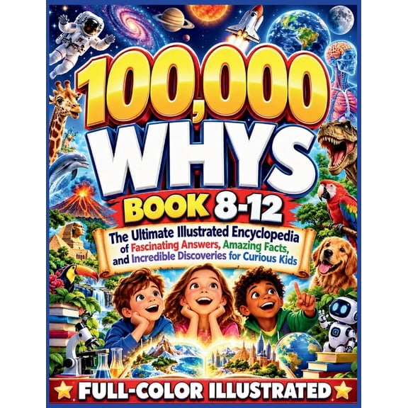 100000 Whys Book 8-12: The Ultimate Illustrated Encyclopedia of Fascinating Answers, Amazing Facts, and Incredible Disco, (Paperback)