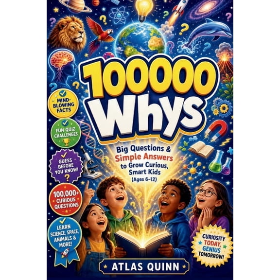 100000 Whys Encyclopedia 100000 Whys: Big Questions & Simple Answers to Grow Curious, Smart Kids (Ages 6-12), Book 1, (Paperback)