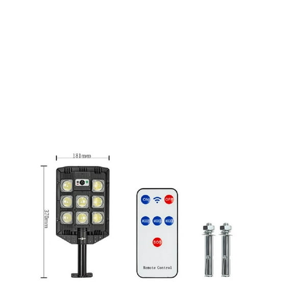 1000000 Lumen 713 LED Lamp Solar Street Light Outdoor Lighting Garden Path Yard IP65 Waterproof Remote Control Lights ,Easy to Install