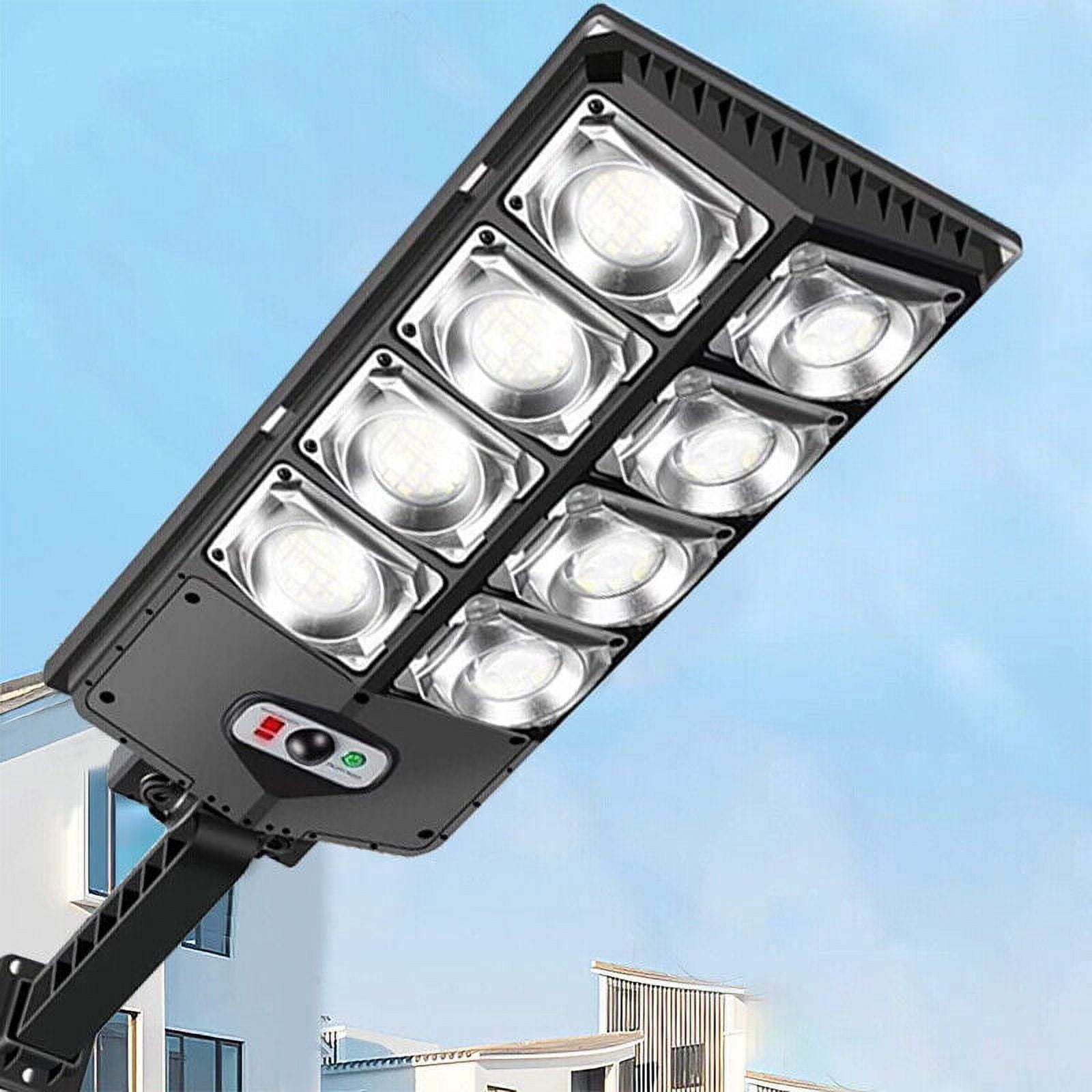 1000000LM LED Outdoor Dusk to Dawn Solar Street Light - Commercial Grade, Ultra-Bright