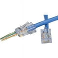 thumbnail image 1 of 100009C - MODULAR PLUG 8P8C EZ-RJ45 CAT6 SOL/STR RND (10 pcs/pkg), 1 of 3