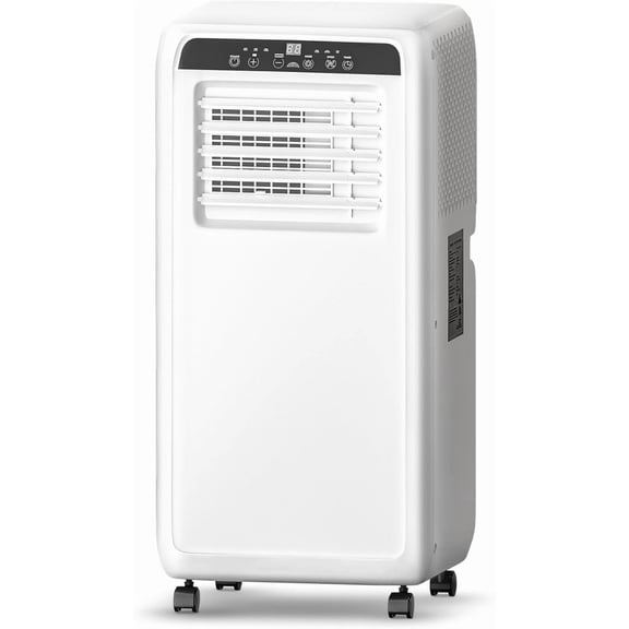 10000BTU 3-in-1 Portable Air Conditioner with Built-in Dehumidifier Function,Fan Mode, Remote Control, Stay Cool All Summer Long with Our High-Efficiency Air Conditioner (10000BTU), White