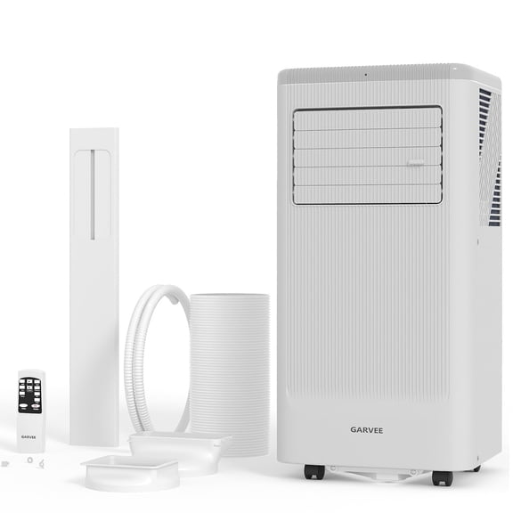 10000BTU Portable Air Conditioner,Up to 450 Sq.Ft. Remote Control Silent Portable AC Unit, Dehumidifier,Fan,Sleep Mode,24H Timer&Installation Kit,DOE Certified,Ceer 6.7 Grey