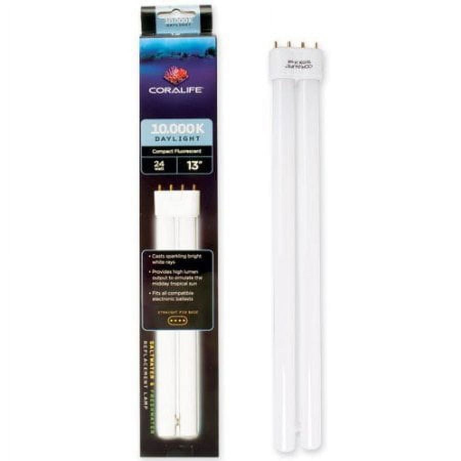 10000K COMPACT FLUORESCENT STRAIGHT PIN BASE LAMP,(Pack of 1)