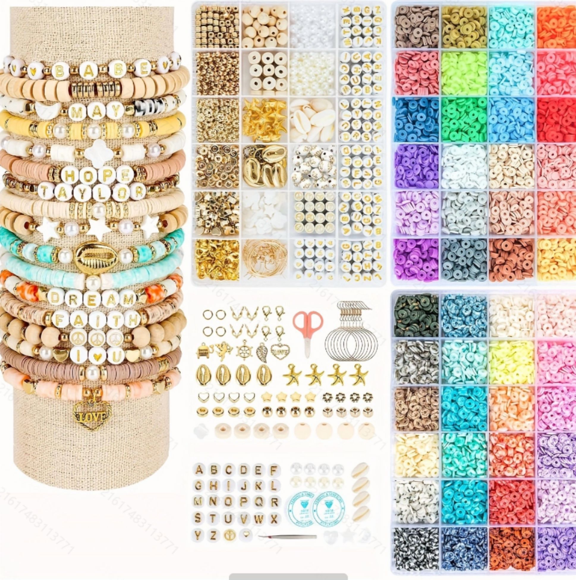 10000Pcs Friendship Bracelet Set Suitable for DIY Jewelry Making and Friendship Bracelet Making