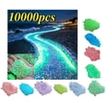 thumbnail image 1 of 10000Pcs Glow in The Dark Pebbles 3-5mm, Luminous Night Guide Stones Glowing Rocks Decor for Garden Walkway, Driveway, Fish Tank, Aquarium, Bonsai, 1 of 8