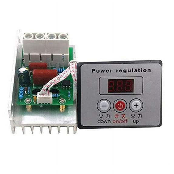 10000W Motor Speed Controller High Power AC 220V Voltage Regulator Dimmer Switch Speed Controller,with Switch
