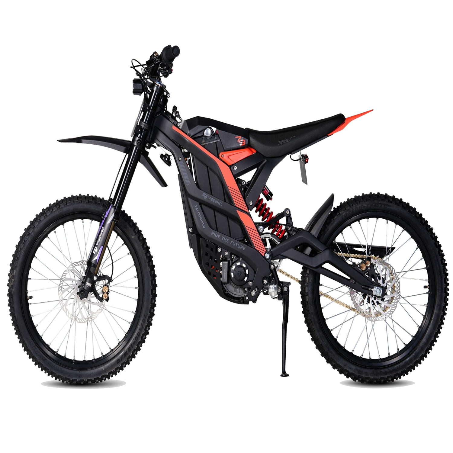 Gallery Detail: 10000W Peak 52Mph 410Nm 72V 35Ah 79Bike Falcon Pro Electric
