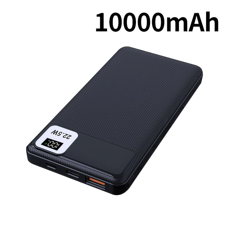10000mAh/20000mAh Portable Mobile Power Supply | General Mobile Phone Battery Pack with 22W Fast Charger, LED Power Display, USB/Type-C/ Interfaces, Suitable for iPhone/Android Devices