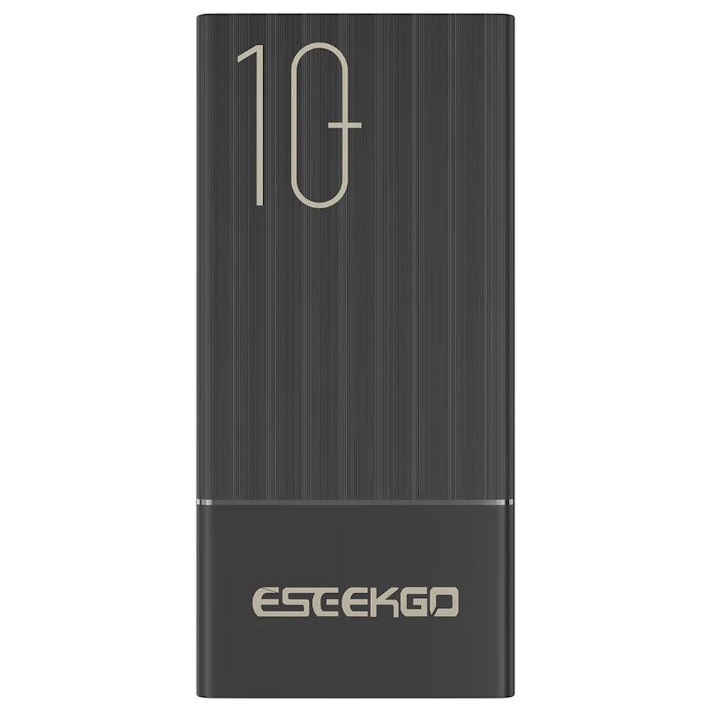 10000mAh 20W PD Power Delivery + 22.5W Quick Charge Fast Charging High-Capacity Power Bank Battery Charger - Black
