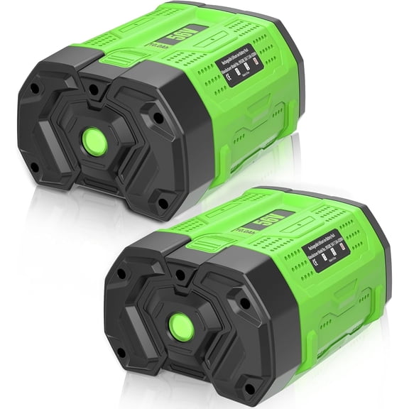 10000mAh BA2800T Replacement for EGO Battery Compatible with EGO 56V Battery Power Compatible with EGO 56 Volt BA2800 BA1400 BA4200 HT2400 LB6504 LB5804 LB6500 Tools(Black-10.0AH-2pc)