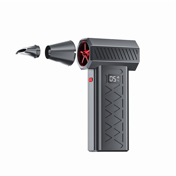 10000mAh Compressed Air Duster, 180000RPM Electric Air Duster with Display Screen & Light, 4 Gear Adjustable Cordless Rechargeable Turbo Car Dryer Jet Air Blower for Keyboard,Computer,Car,Home